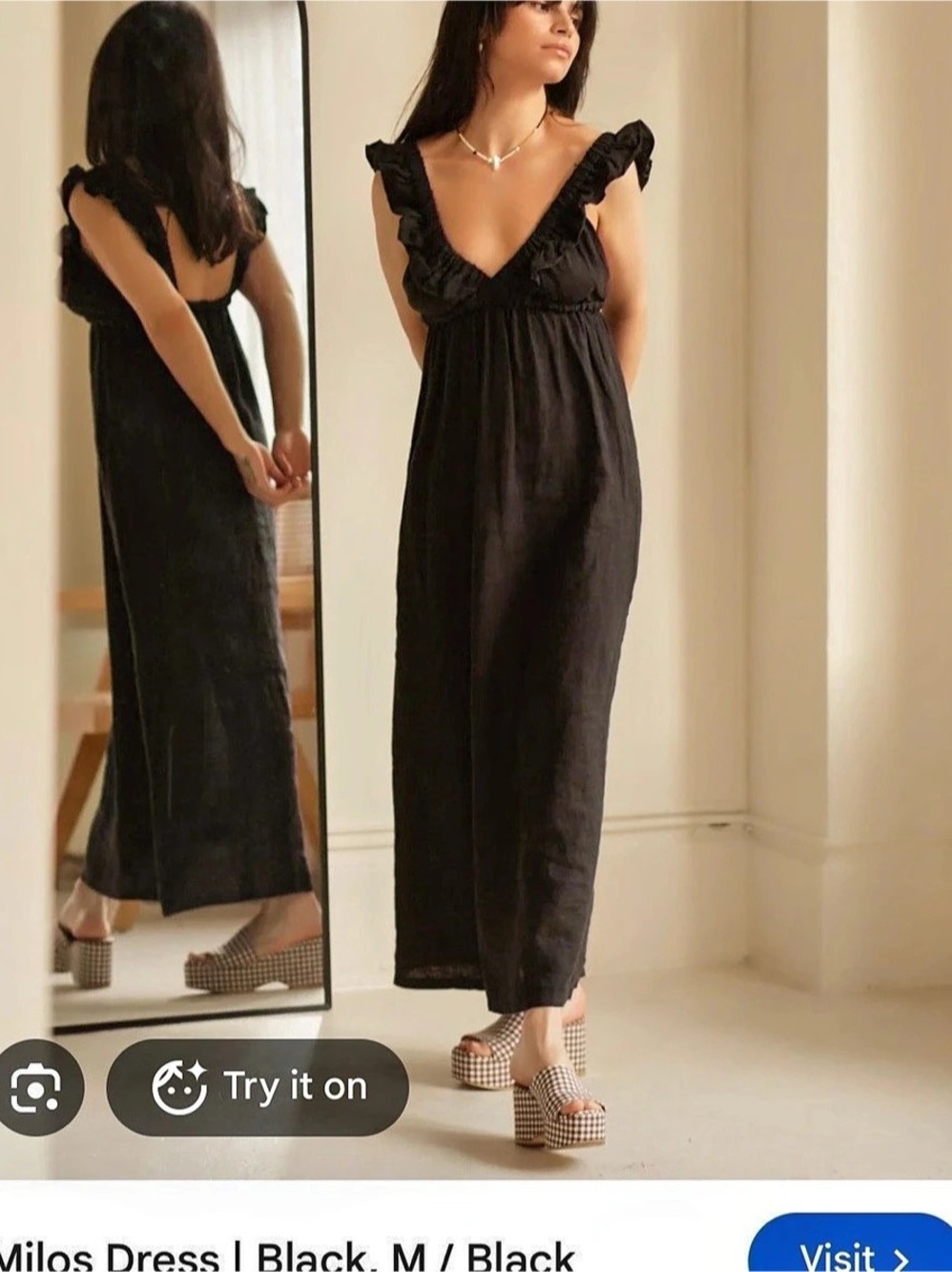 Harly Jae Milos linen Maxi Dress